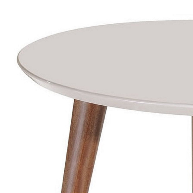 Ensemble de 3 tables gigognes Kershner, Blanc cassé