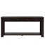Console en bois de pin de 63 po avec 4 tiroirs et 1 tablette inférieure pour le couloir du hall d'entrée-899021054