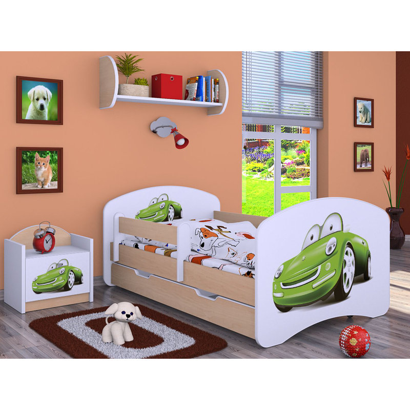 Mapleton Cabin Bed Themed Beds with Storage Included, Cream