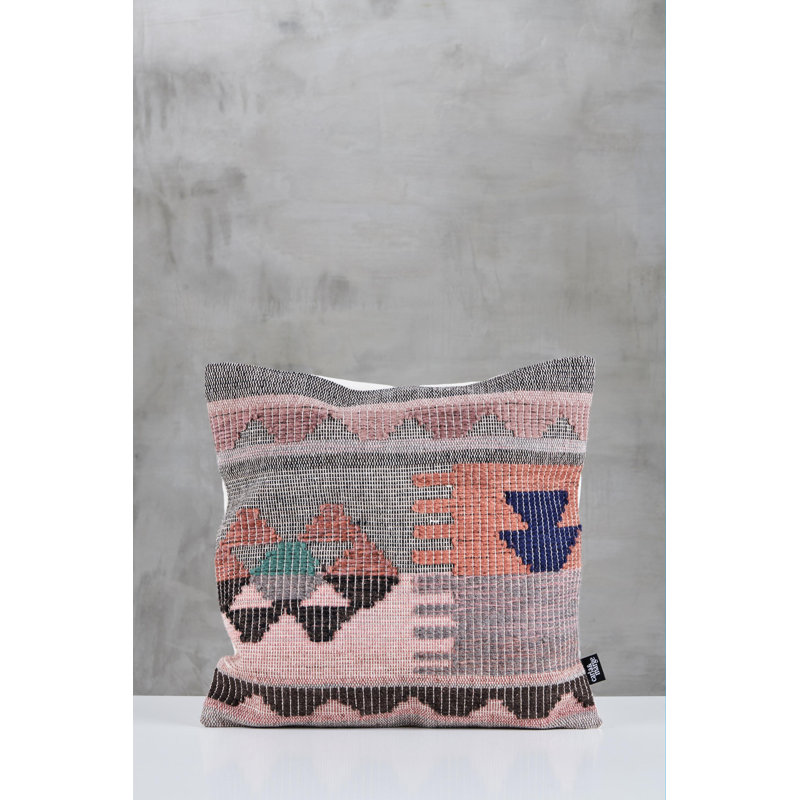 Geometric Square Cushion