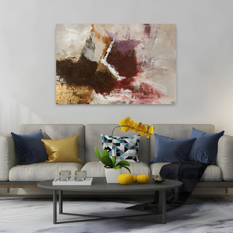 Infinity 1, art abstrait contemporain, H 40 po x l 60 po