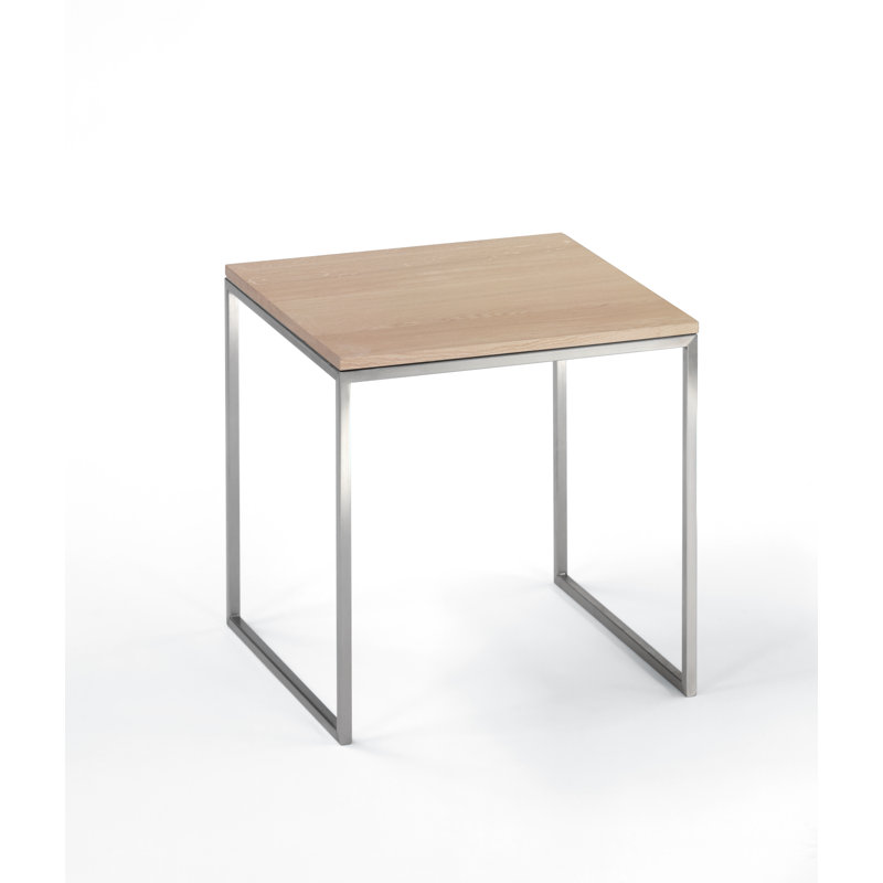 Sled End Table, 51 cm H x 50 cm W x 50 cm D