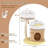 Aubie 32.68cm H Cat Tree