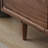 Simple solid wood black walnut TV cabinet