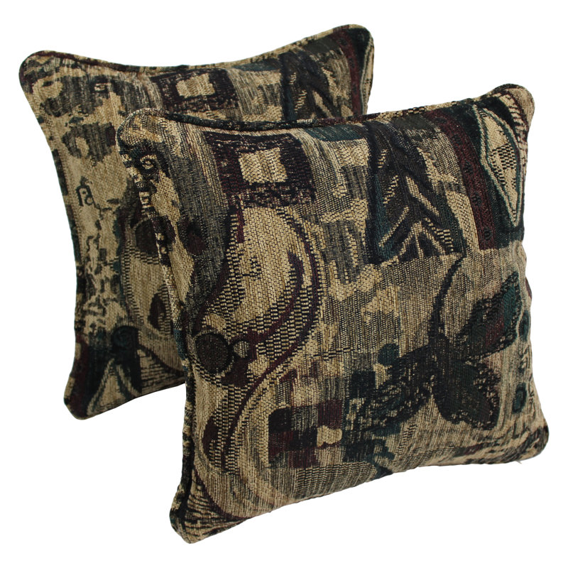 Chenille Reversible Throw Pillow