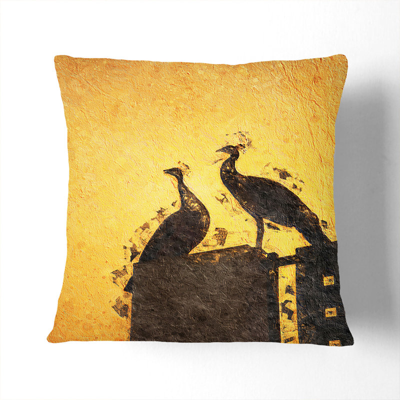 Square Throw Cushion, 40cm H x 40cm W x 15cm D
