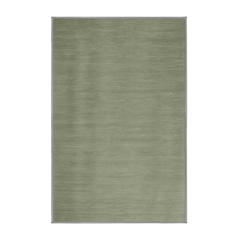 Machine Washable Solid Brown Area Rug, Rectangle 2' x 3'