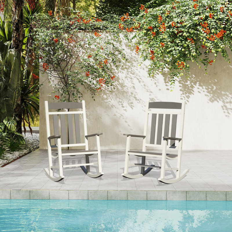 Ensemble de chaises berçantes 3 pièces