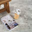 Tapis gris / beige lavable à la machine-396859162