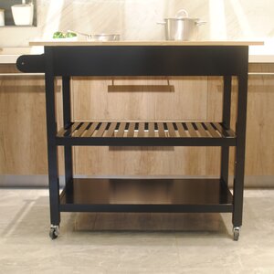 Dovecove Wood Kitchen Cart | Wayfair