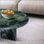 Ensemble de 2 tables gigognes semi-polies rondes en marbre, parfaites pour les salons, en pierre naturelle et élégante-238115190