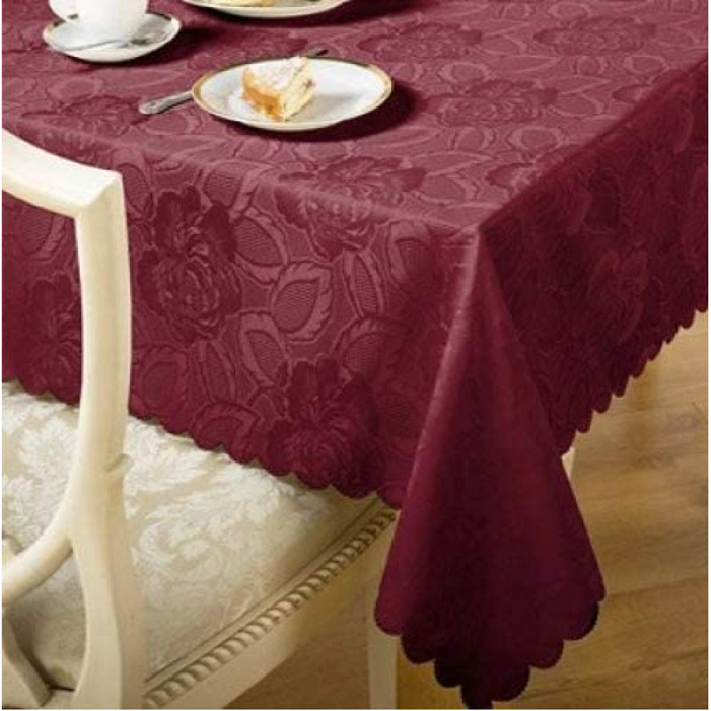 Grose Floral Tablecloth, Wine, 60cm W x 84cm L