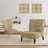 Golden Maze - Mid-Century Upholstered Slipper Chair