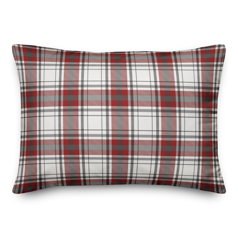Plaid Throw Pillow
