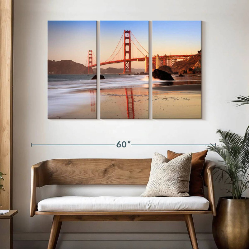 Plage de Sebbie près de Golden Gate, H 32 po x l 50 po