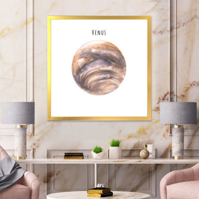 Planète Vénus - reproduction d'art sur toile