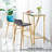 Metal Base Dining Table