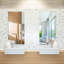 Eterna Hex 12" x 12" Recycled Glass Shiny Mosaic