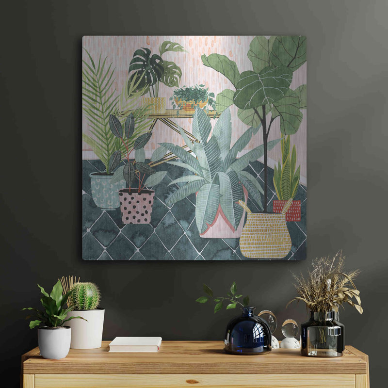 «Modern Jungle I» par Grace Popp, H 24 po x l 24 po