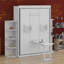 Lit escamotable avec armoire murale cachée-1413165094