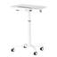 Support pour ordinateur portable blanc avec support à hauteur réglable et inclinable Techni Mobile