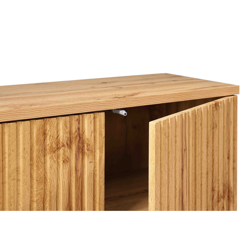 Branan 93cm Sideboard, Oak/Black