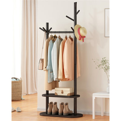 Porte-chapeaux en bois massif Aesthetic