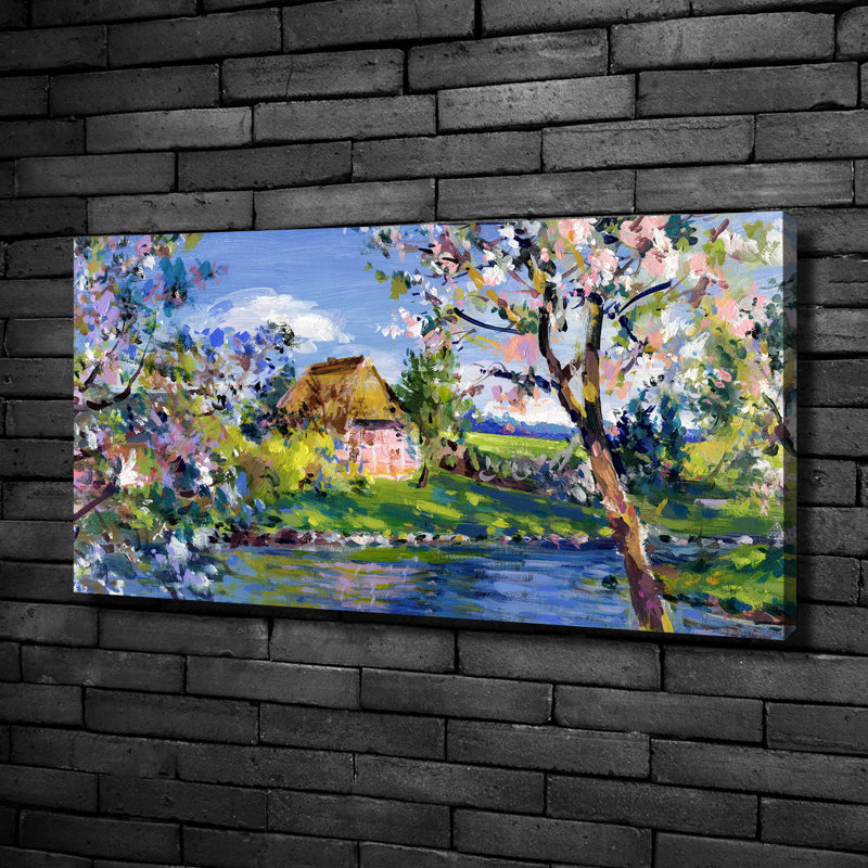 Spring Landscape - No Frame Print on Canvas