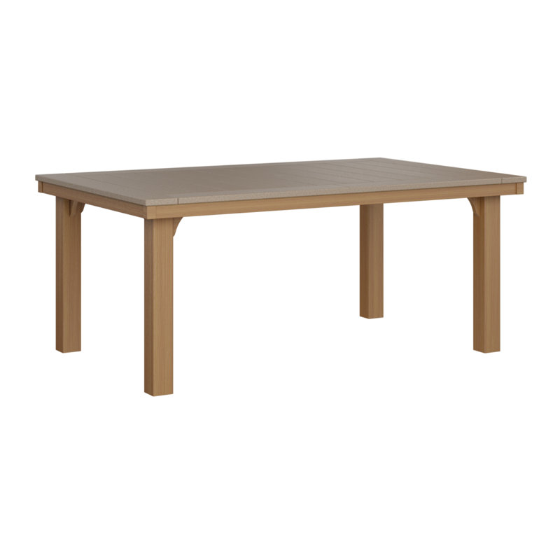 Table de salle à manger rectangulaire Berlin Gardens Homestead, Acajou antique, Noir