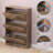 Shoe Cabinet With 3 Flip Drawers, Hidden Wood Shoe Cabinet,Freestanding Shoe Storage Cabinet For Entryway Hallway-576078637