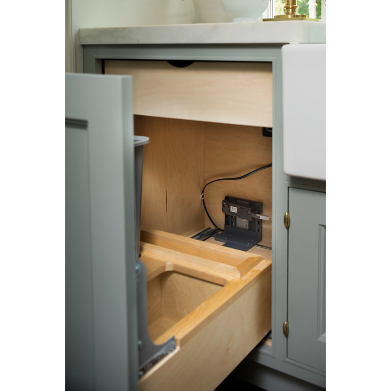 Ensemble de servocommande Rev-A-Shelf pour poubelles rétractables Legrabox