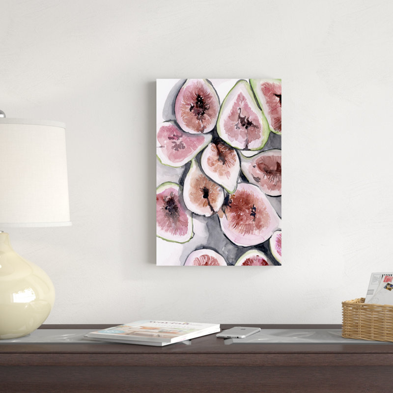 «Fruit Slices II» par Jennifer Paxton Parker - peinture sur toile tendue, H 18 po x l 12 po x P 1,25 po