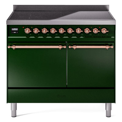 ILVE Nostalgie II Series 40 inch Induction Range with 6 Induction Elements (Solid Door)