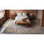 Tapis traditionnel bleu noué à la main-84996543