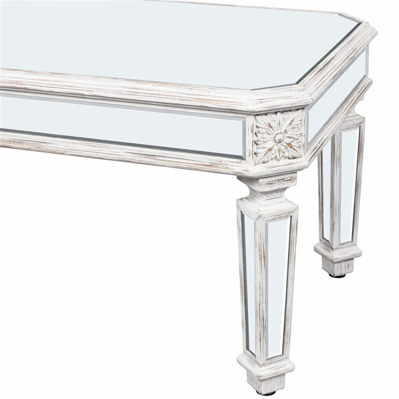 Silver Mirrored Coffee Table