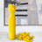 Kymoni Contemporary Glossy Yellow Slanted Top Ceramic Vase-276599398