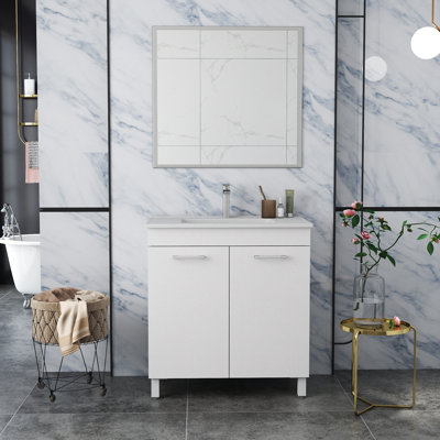 Freestanding Standard With Quartz Top