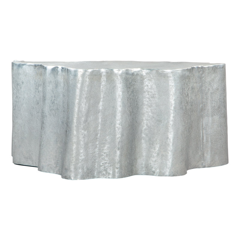 Kortha antique silver coffee table