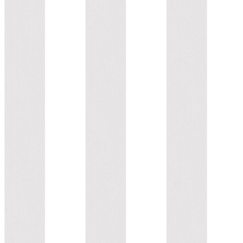 Angelo 10m x 53cm Matte Wallpaper Roll, Light Grey/White