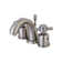 Kingston Brass Concord Two-Handle 3-Hole Deck Mount Widespread Bathroom Faucet with Retail Pop-Up Drain