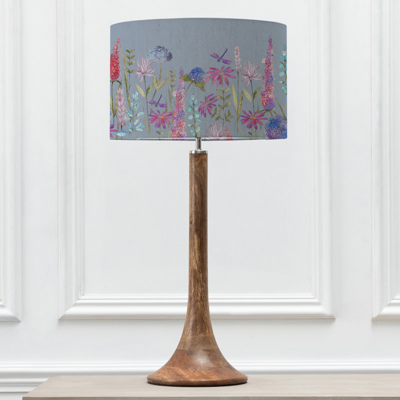 Florabunda Solid Wood Table Lamp