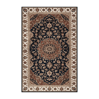 Tapis brun lavable à la machine