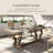 Chianti Extendable Solid Wood Dining Table-1118818307