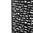 Metal Privacy Screen With Block Pattern