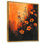 «Burning Wildflowers In Orange Expressionism I» - Art mural fleurs sauvages