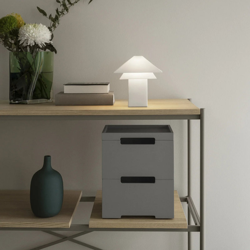Blomus Box, 14.1cm H x 39.1cm W x 24.8cm D, Grey