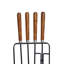 Wooden Handle Square Companion Set H73cm W24cm