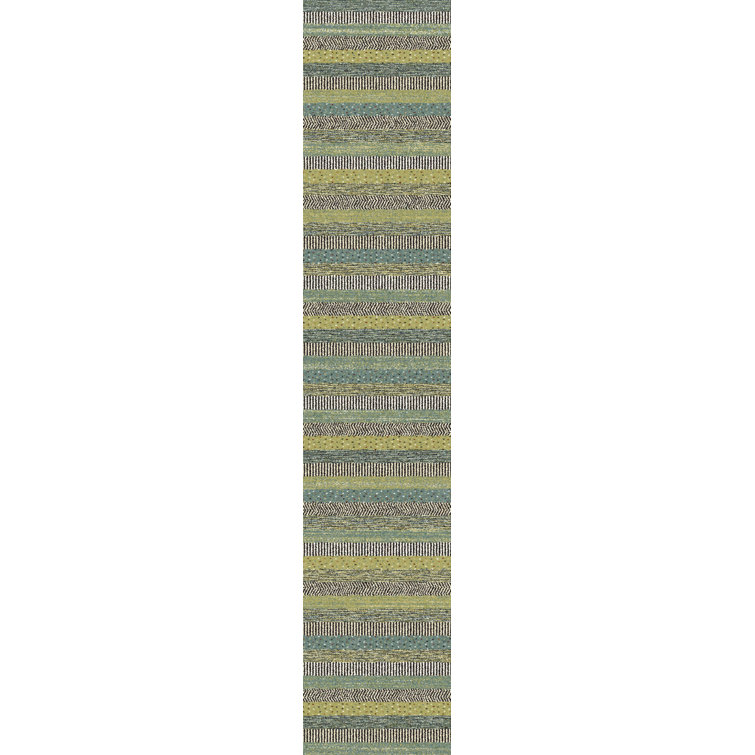 Aghan Striped Area Rug