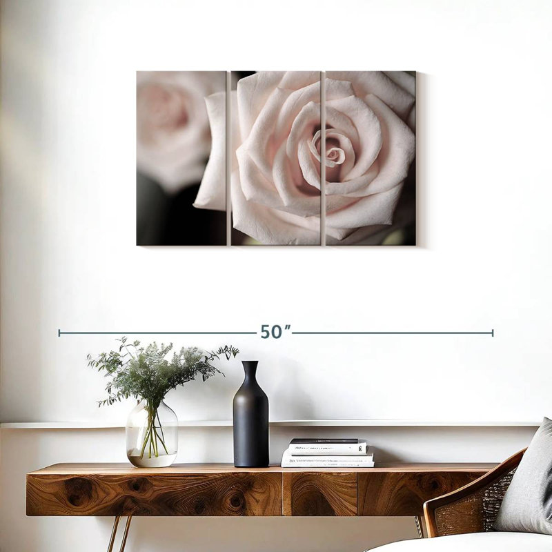 Harnek Close Up Of Dazzling Rose, 20" H x 33" W
