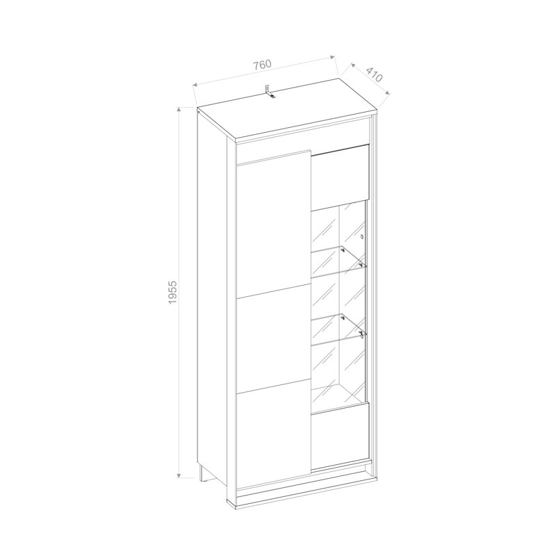 Carbaugh Standard Display Cabinet